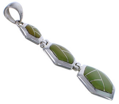 Genuine Sterling Silver Substantial Turquoise Pendant PX29337